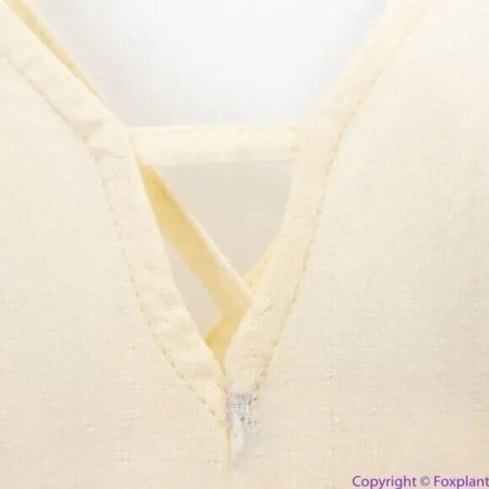 New! Free People Get To‎ You Printed Maxi Dress Ivory Blue, L - Picture 11 of 16